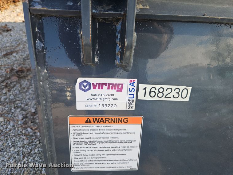 image for item EI8777 Virnig skid steer sweeper