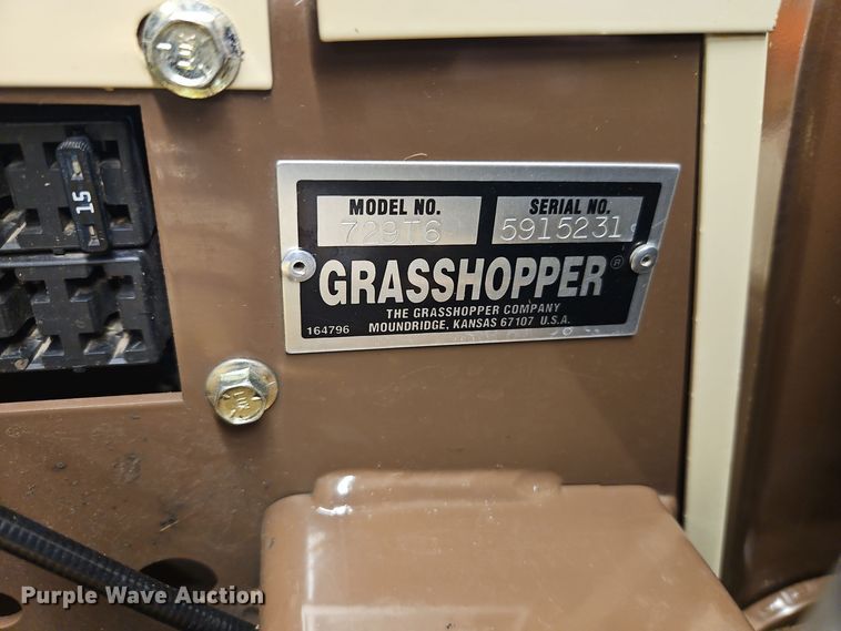 image for item EI8778 2009 Grasshopper 729T6 ZTR lawn mower