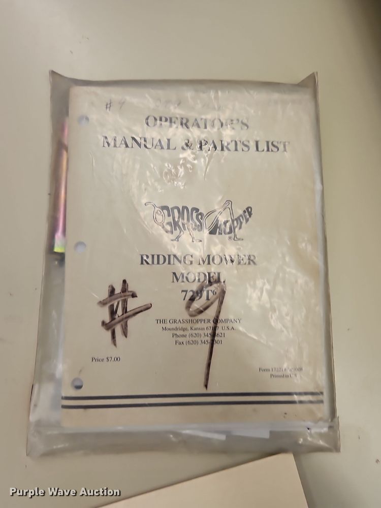 image for item EI8778 2009 Grasshopper 729T6 ZTR lawn mower