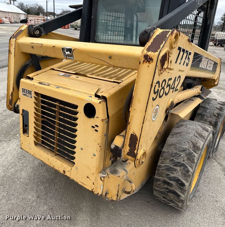 image for item EJ3414 1998 John Deere 7775 skid steer loader