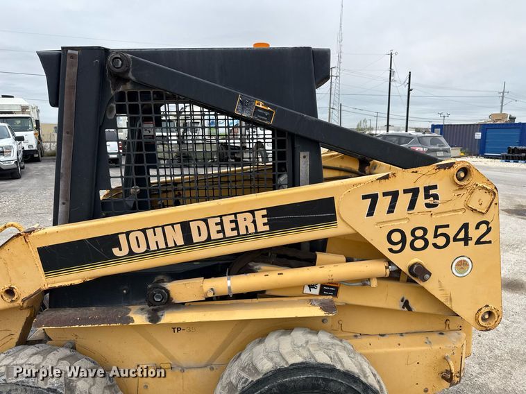 image for item EJ3414 1998 John Deere 7775 skid steer loader