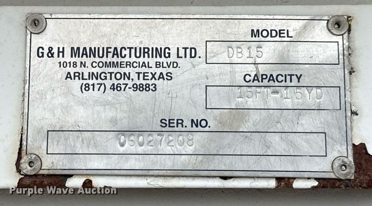 image for item EJ3417 2007 Sterling LT7500 dump truck