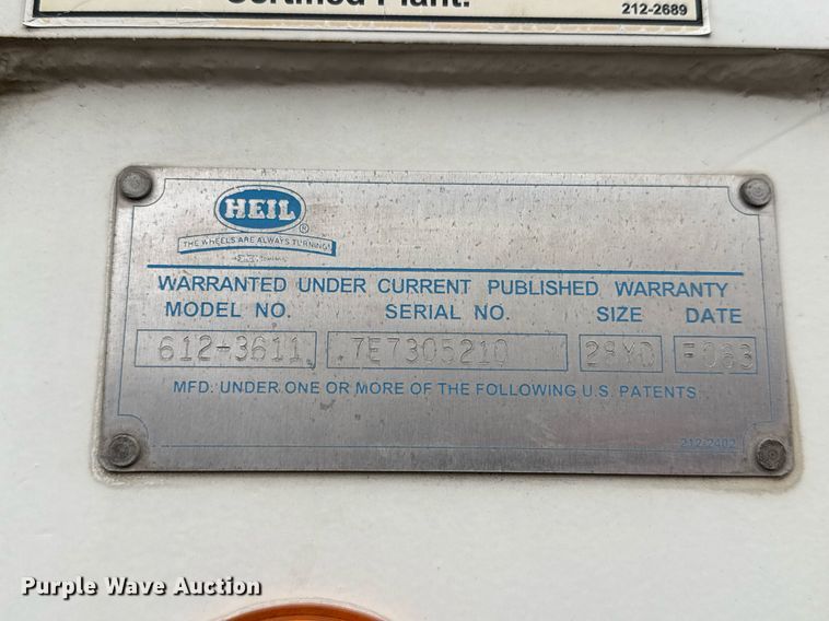 image for item EJ3419 2015 Autocar ACX Xpeditor refuse truck