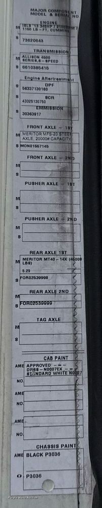 image for item EJ3421 2014 AutoCar ACX Xpeditor refuse truck