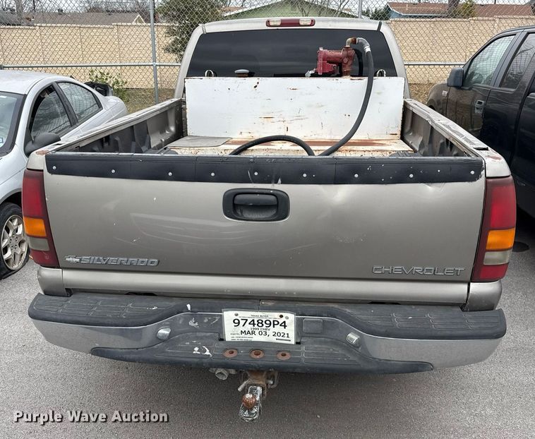 image for item EJ3427 1999 Chevrolet Silverado 1500 Ext. Cab pickup truck