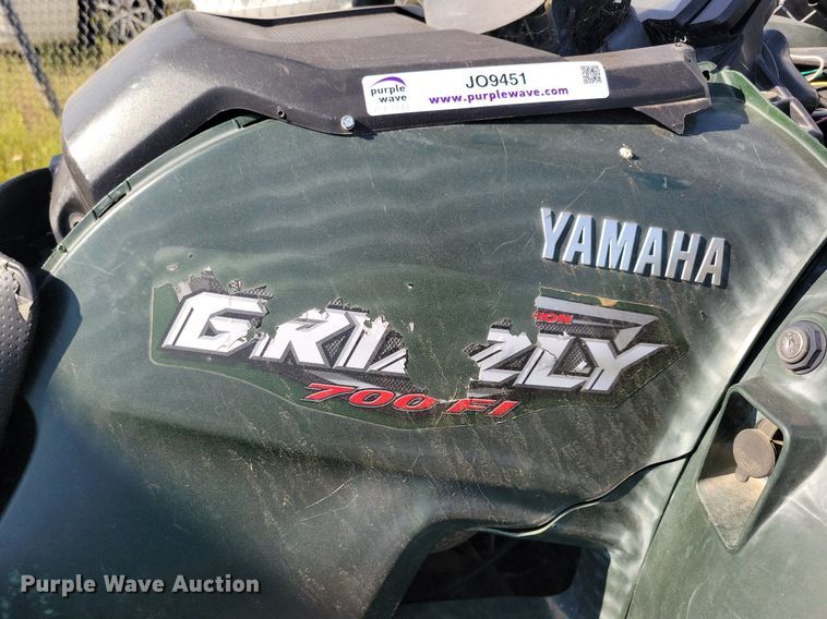 image for item JO9451 2009 Yamaha  Grizzly 700FI ATV