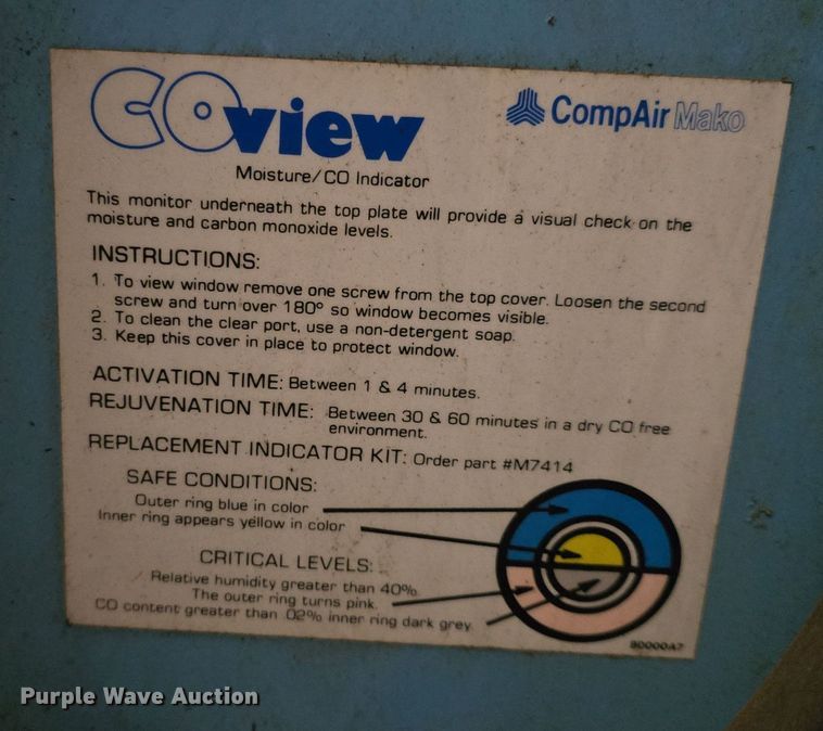 image for item NI9366 CompAir Mako breathing air compressor