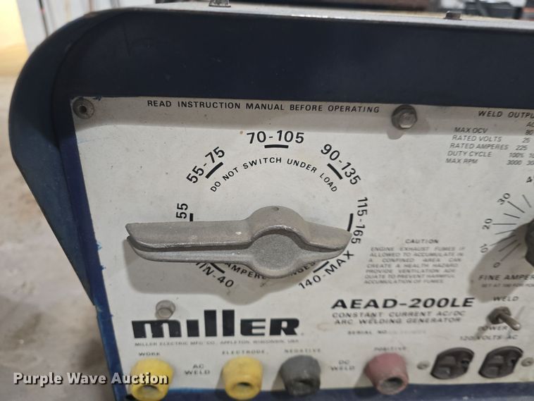 image for item NI9374 Miller AEAD-200LE welder/generator