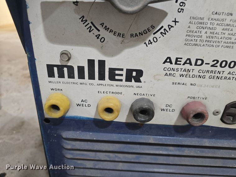 image for item NI9374 Miller AEAD-200LE welder/generator
