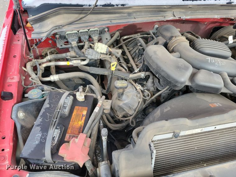 image for item OH9505 2010 Ford  F250 Super Duty flatbed pickup truck