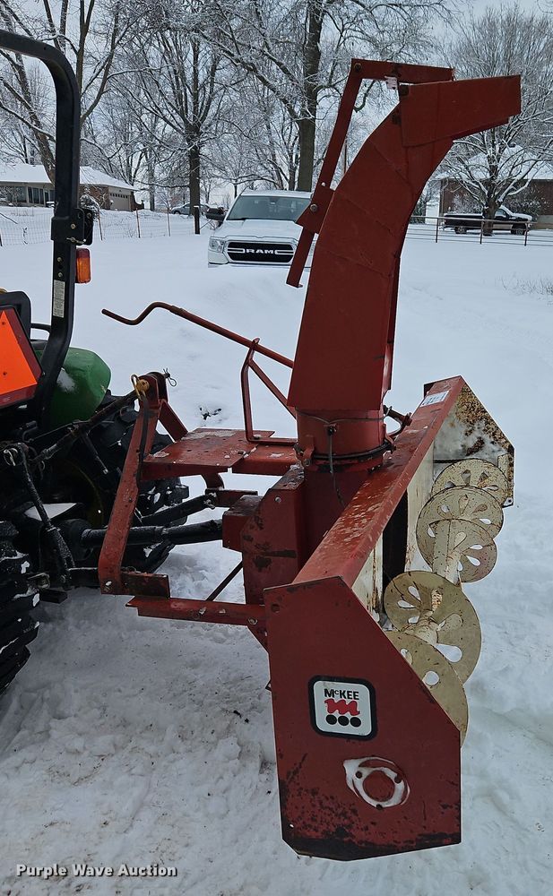 image for item DT7593 McKee Bros 620 Sno-lander snow blower