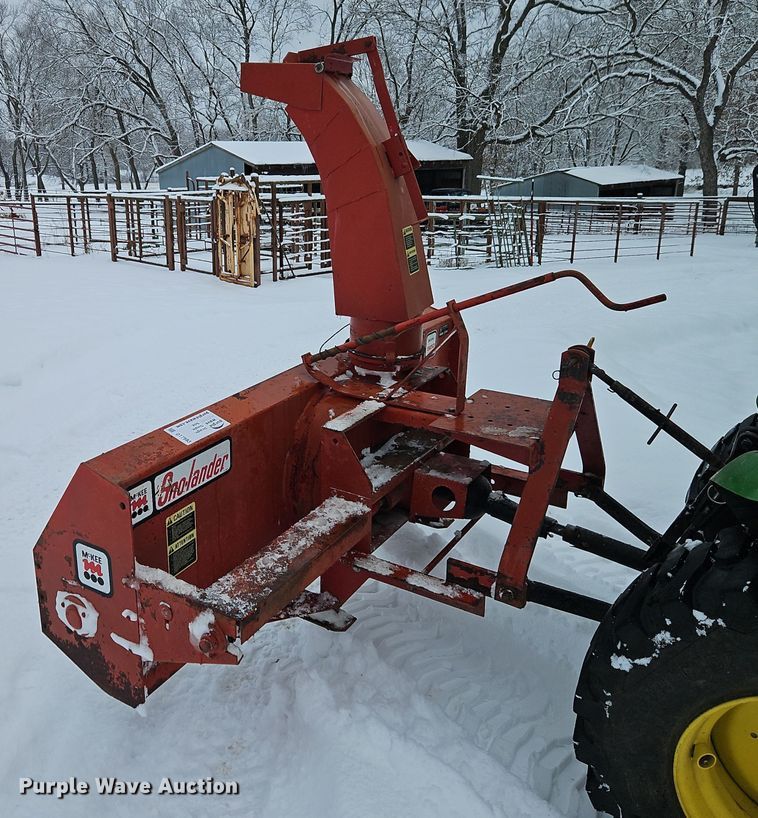 image for item DT7593 McKee Bros 620 Sno-lander snow blower