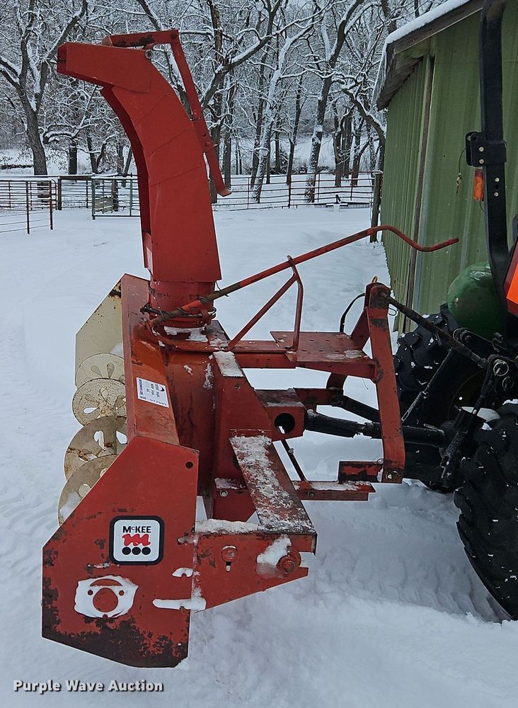 image for item DT7593 McKee Bros 620 Sno-lander snow blower