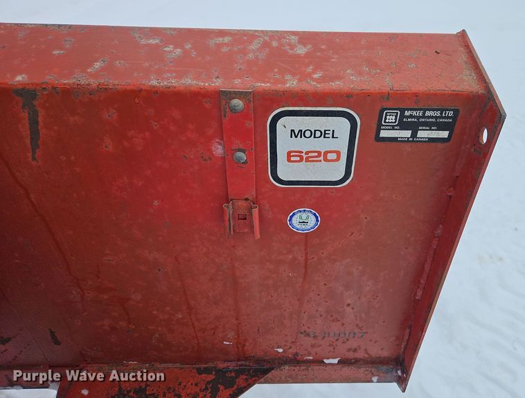 image for item DT7593 McKee Bros 620 Sno-lander snow blower