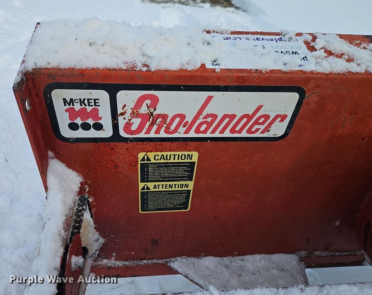 image for item DT7593 McKee Bros 620 Sno-lander snow blower