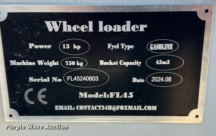 image for item ER8621 2024 Fland FL45 compact wheel loader