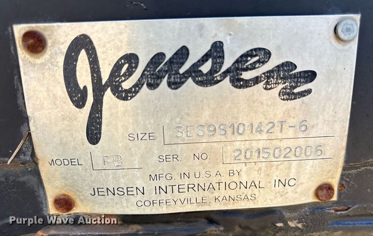 image for item OK9482 Jensen FB hydraulic bale bed