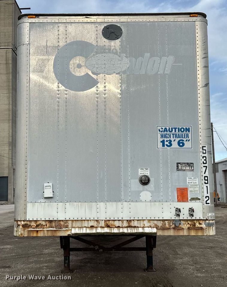 image for item DH9219 1998 Great Dane 7411TJWQA dry van trailer