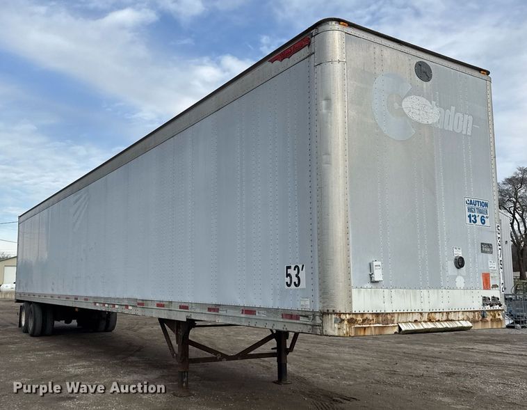 image for item DH9219 1998 Great Dane 7411TJWQA dry van trailer