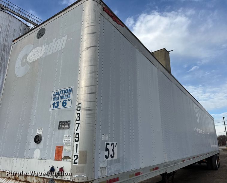 image for item DH9219 1998 Great Dane 7411TJWQA dry van trailer