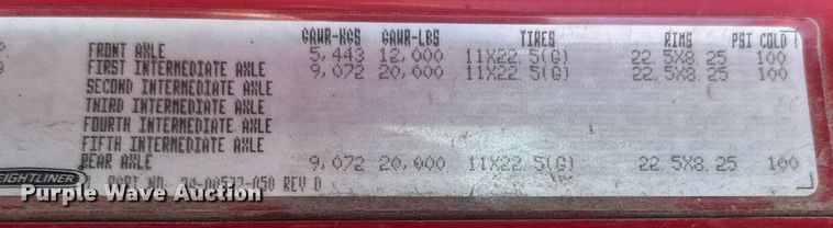 image for item DP6093 1998 Freightliner FLC112 semi truck