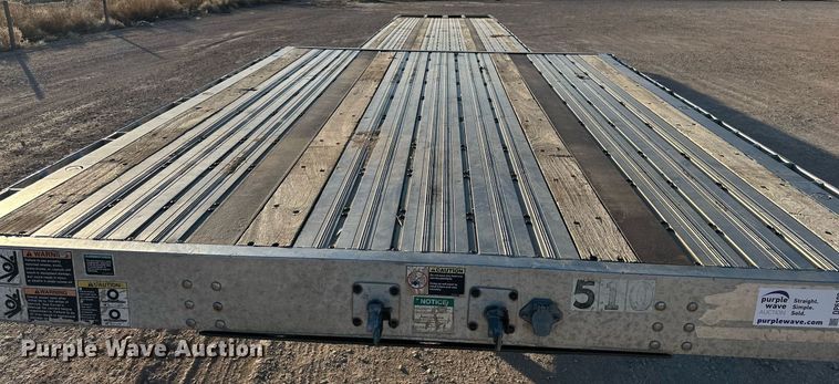 image for item DP6103 2009 Wilson drop deck trailer