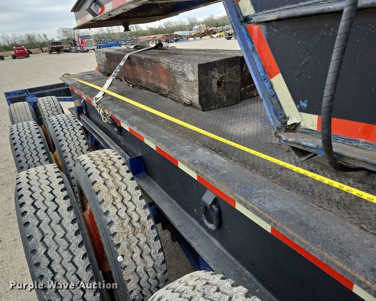 image for item DT5429 1977 Load King 804 DRB lowboy equipment trailer