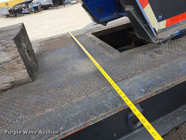 image for item DT5429 1977 Load King 804 DRB lowboy equipment trailer