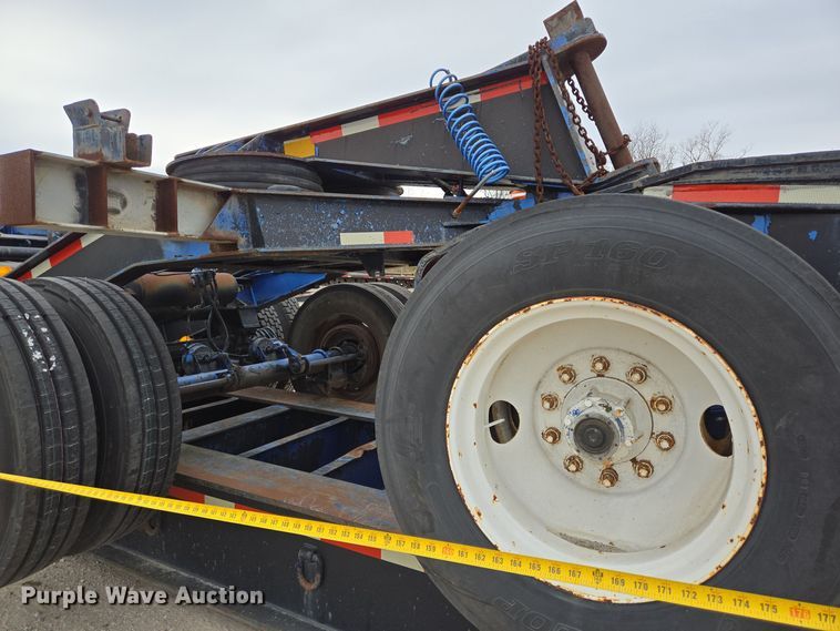 image for item DT5429 1977 Load King 804 DRB lowboy equipment trailer