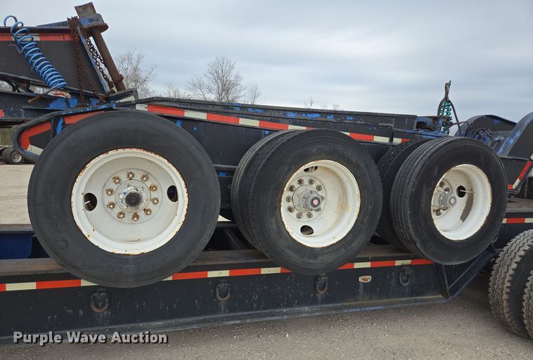 image for item DT5429 1977 Load King 804 DRB lowboy equipment trailer