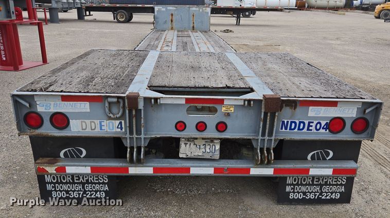 image for item DT5431 1998 X-L Specialized Trailers double drop deck equipment trailer