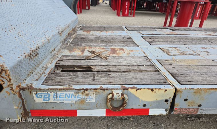 image for item DT5431 1998 X-L Specialized Trailers double drop deck equipment trailer