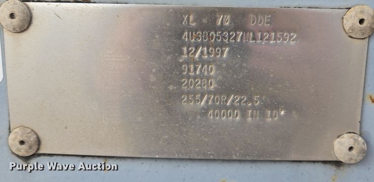 image for item DT5431 1998 X-L Specialized Trailers double drop deck equipment trailer