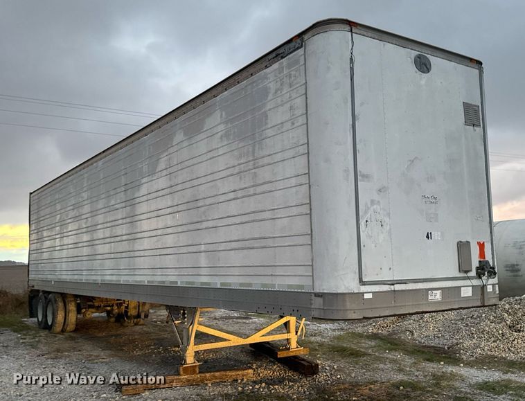 image for item DW2462 1985 Great dane 7510TJL dry van trailer