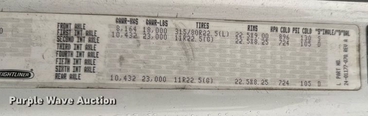 image for item EG7113 2006 Freighltiner Business Class M2 refuse truck