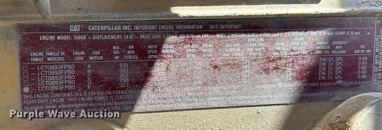 image for item EJ5322 1991 Kenworth W900 semi truck