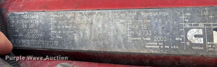 image for item OK9498 2010 Peterbilt 388 semi truck