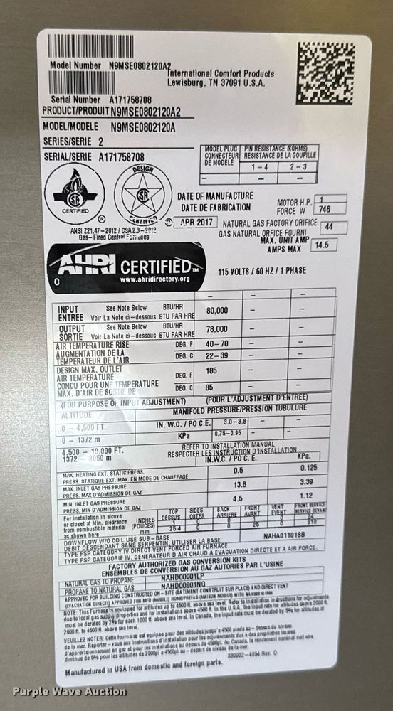 image for item DH1355 AC / heat unit