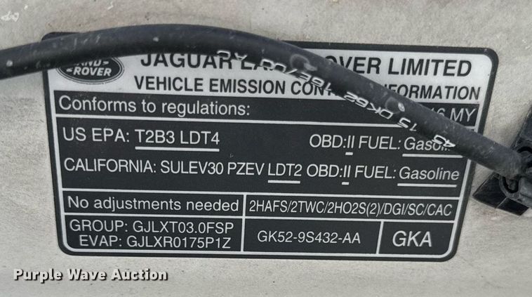 image for item DH9711 2016 Land Rover Range Rover SUV