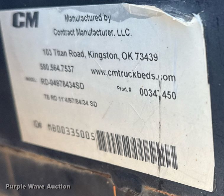 image for item DM5526 2019 Ford F550 Crew Cab flatbed truck