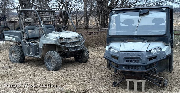 image for item DO0149 (2) Polaris Ranger utility vehicles