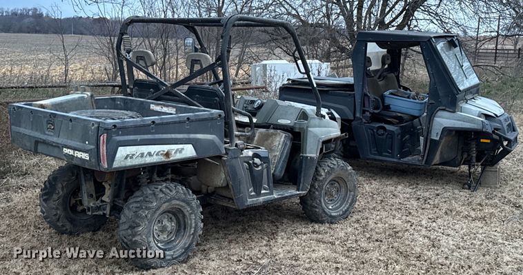 image for item DO0149 (2) Polaris Ranger utility vehicles