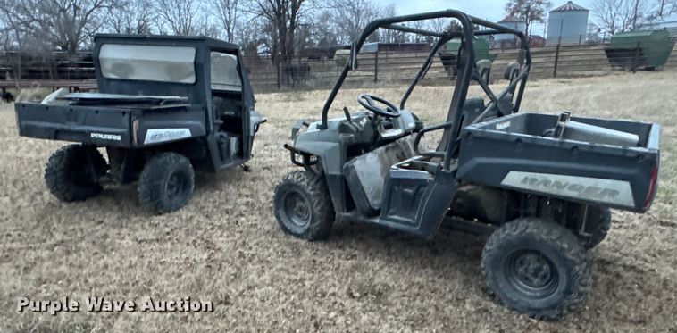 image for item DO0149 (2) Polaris Ranger utility vehicles