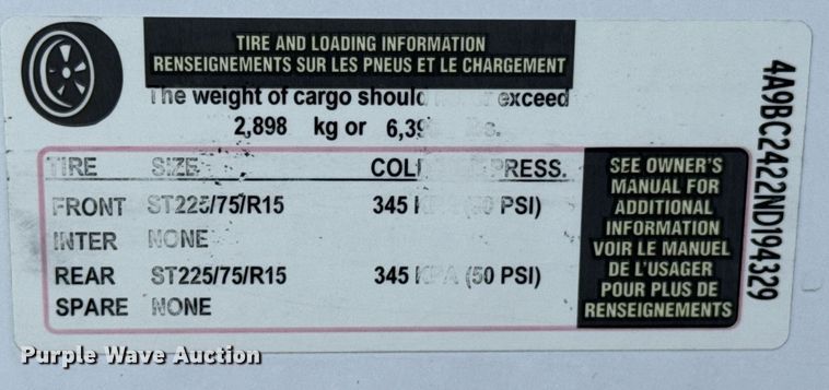 image for item DO0232 2022 A&R Economy enclosed cargo trailer
