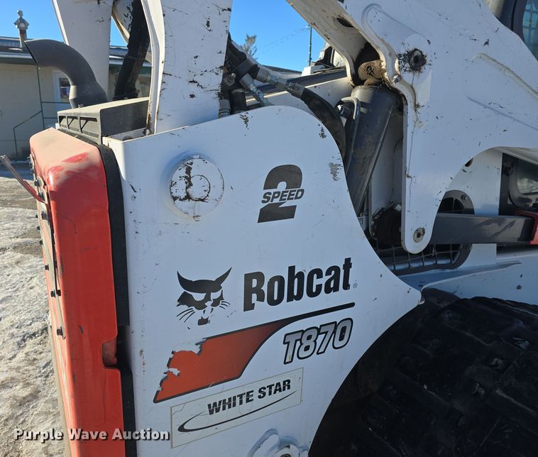 image for item DO7738 2020 Bobcat T870 tracked skid steer loader