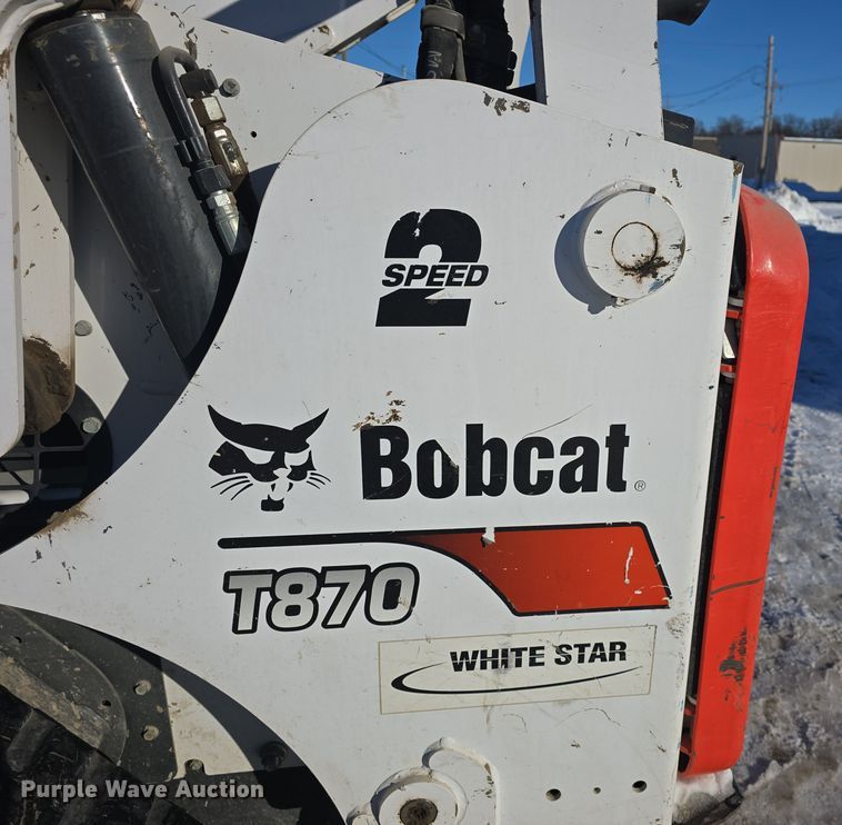 image for item DO7738 2020 Bobcat T870 tracked skid steer loader