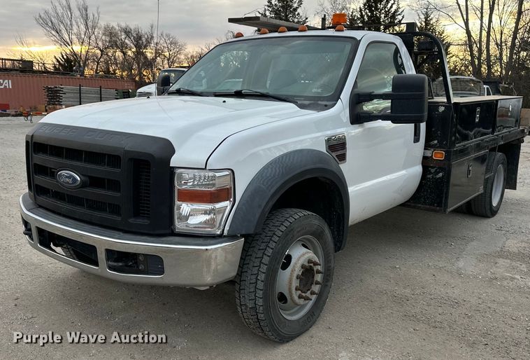 image for item DQ6489 2008 Ford F450 Super Duty flatbed truck