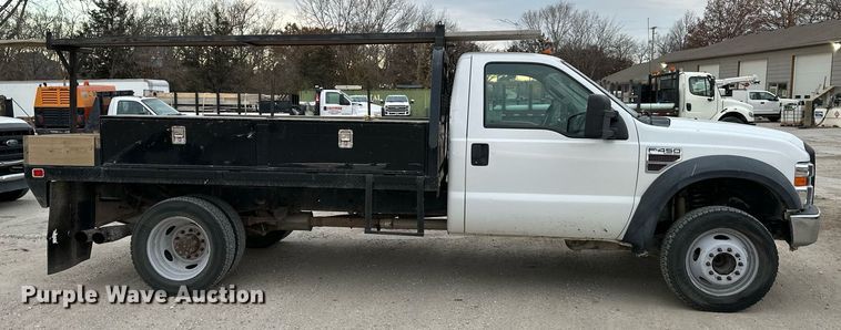 image for item DQ6489 2008 Ford F450 Super Duty flatbed truck