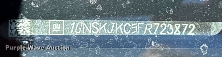 image for item DT5460 2015 Chevrolet Suburban LT SUV