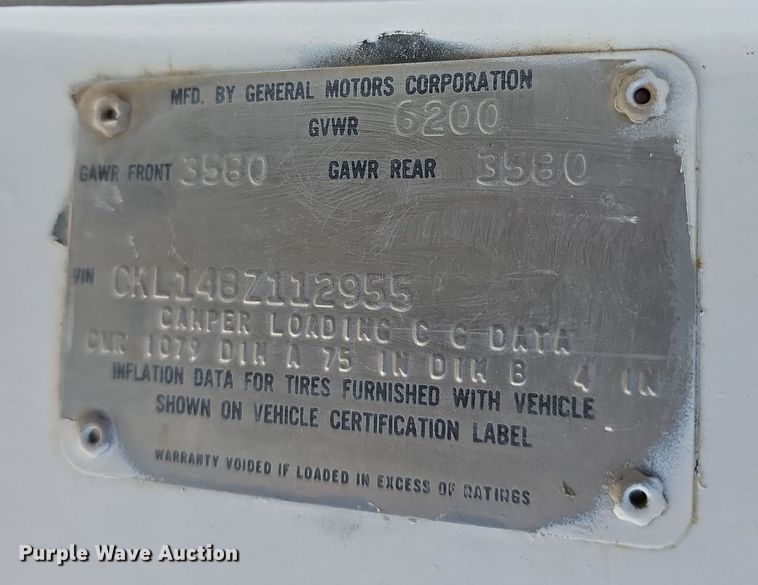 image for item DW3054 1978 Chevrolet Silverado K10 pickup truck